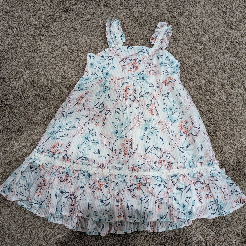 New 4t floral ruffle spring Easter dress Catherine Malandrino